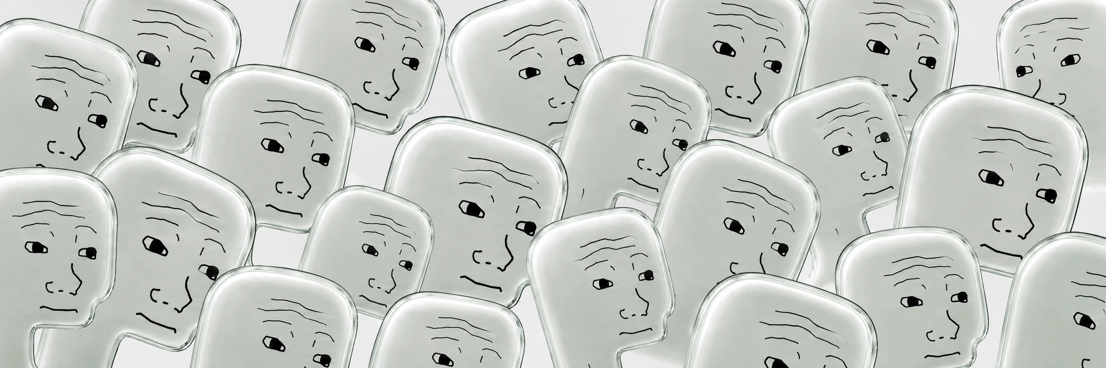 Many Pons Wojak faces